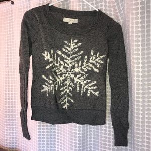 Loft snowflake sweater